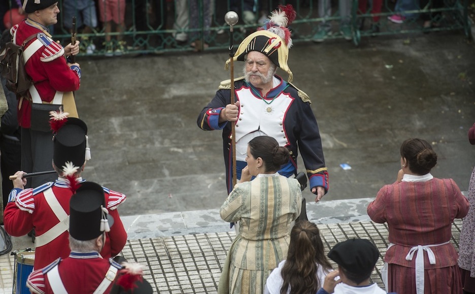 Cañonazo en Alderdi Eder. (Jagoba MANTEROLA / ARGAZKI PRESS) Cañonazo en Alderdi Eder. (Jagoba MANTEROLA / ARGAZKI PRESS)