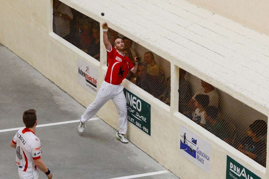 Ximun Lambert n'a pas gardé son titre remporté l'an dernier en compagnie d'Olivier Larrechea - © Isabelle Miquelestorena