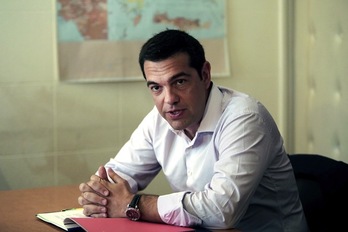 El primer ministro griego, Alexis Tsipras. (Angelos TZORTZINIS/AFP PHOTO)