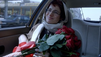 Jafar Panahi zuzendariaren ‘Taxi Teheran’ filma. 