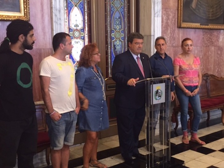 Bilboko Udaleko bozeramaleen batzordea. (NAIZ)