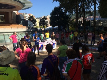 Konpartsek Bilbon emandako prentsaurrekoa. (BILBOKO KONPARTSAK)