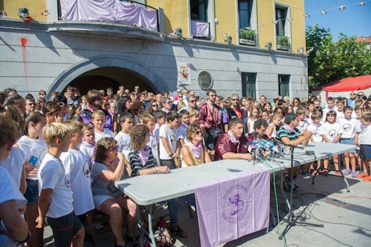 Comparecencia de los vecinos de Ibarra. (Juan Carlos RUIZ/ARGAZKI PRESS)