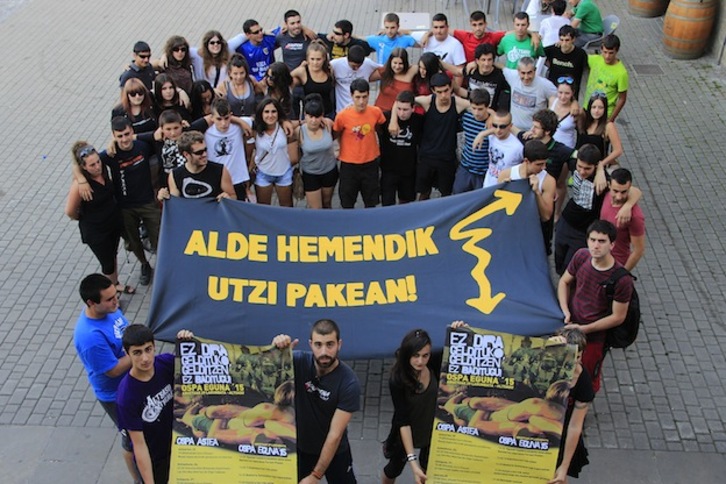 Presentación del Ospa Eguna en Altsasu.