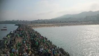 Euria espero zen arren, eutsi dio eguraldiak (@actraineras)