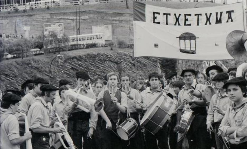 <strong>1979</strong> Konpartsen jaitsiera Begoñatik.