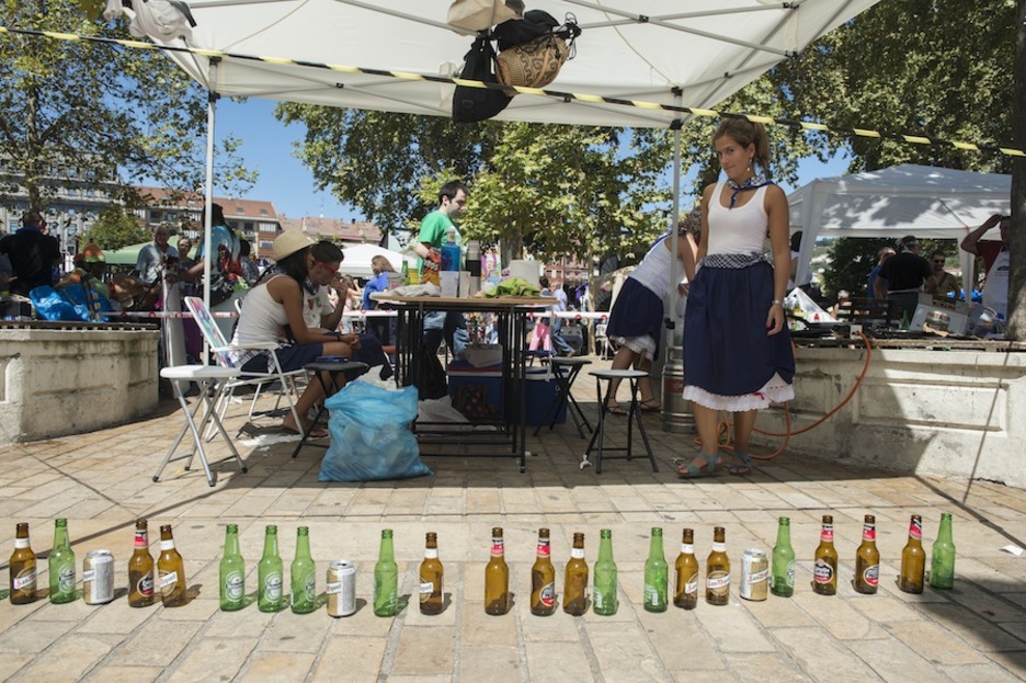 Hauek lehiaketaz gain, bazuten beste helbururen bat. (Monika DEL VALLE / ARGAZKI PRESS)