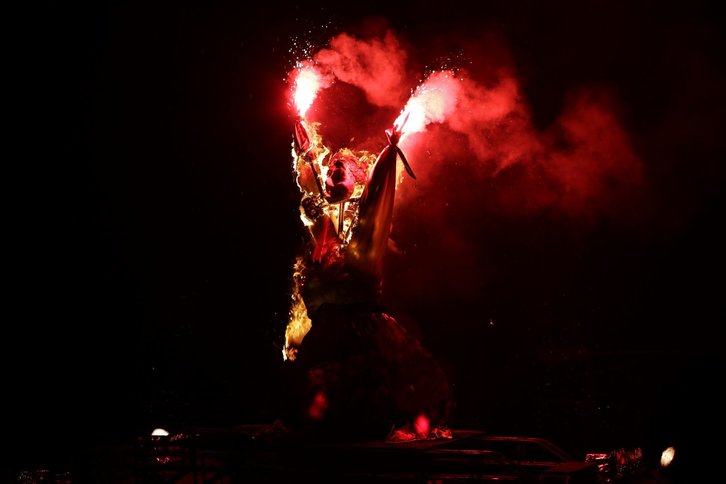 Quema de Marijaia. (ARGAZKI PRESS)