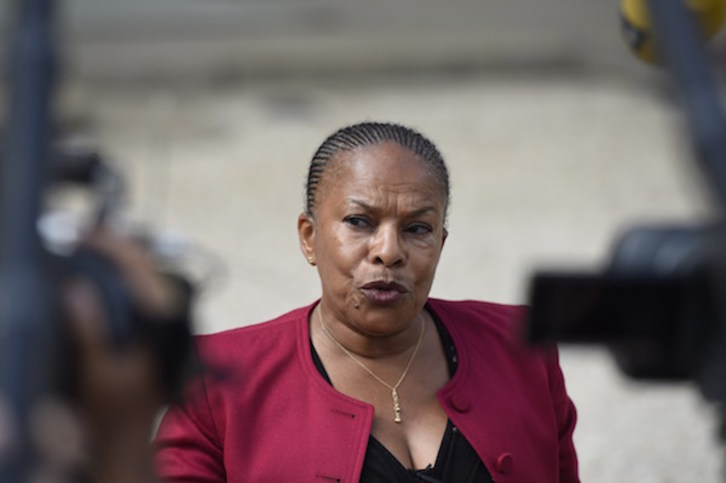 La ministra de Justicia francesa Christiane Taubira (Gobierno francés)