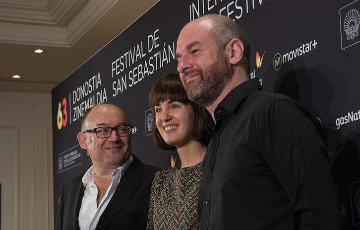 Zinemaldiaren aurkezpen ofiziala egin dute gaur. (Andoni CANELLADA/ARGAZKI PRESS)