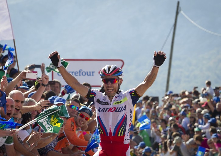 Rodríguez entrando en meta. (Jaime REINA / AFP)