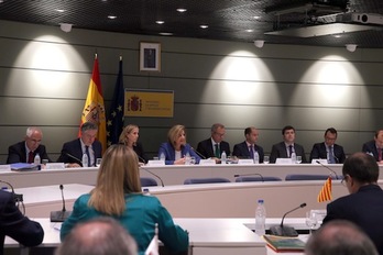 Reunión entre las comunidades autónomas y el Gobierno español en Madrid. (NAIZ)
