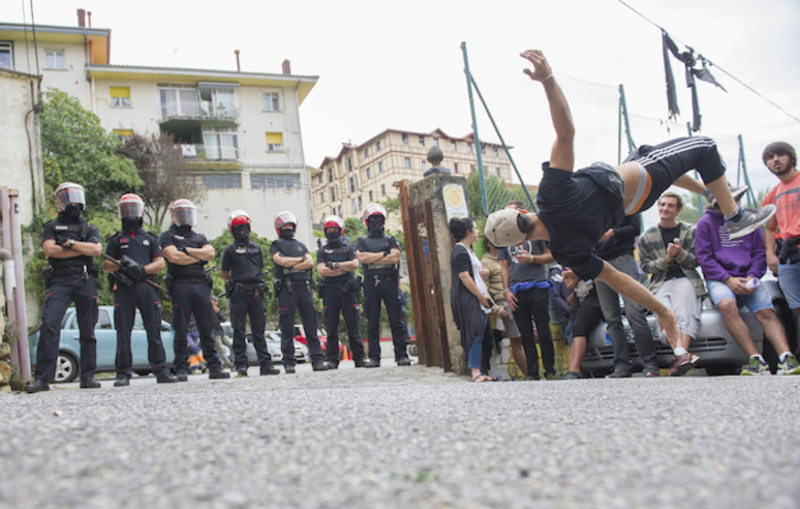 Sorkuntza eraiste saiakerari erantzun gisa. (Gorka RUBIO | ARGAZKI PRESS)