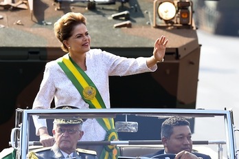La presidenta de Brasil, Dilma Rousseff. (Evaristo SA/AFP PHOTO)