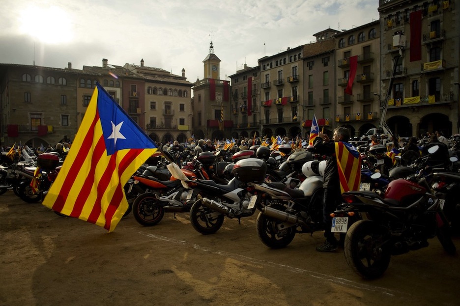 Concentración motera en Vic. (Jorge GUERRERO / AFP) Concentración motera en Vic. (Jorge GUERRERO / AFP)