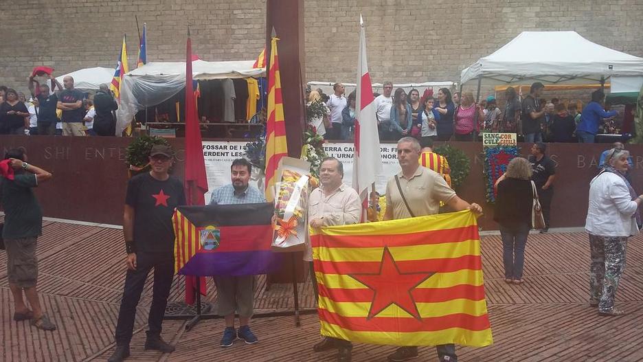 Solidarida desde Aragón en la Diada. (@MartxeloDiaz) Solidarida desde Aragón en la Diada. (@MartxeloDiaz)