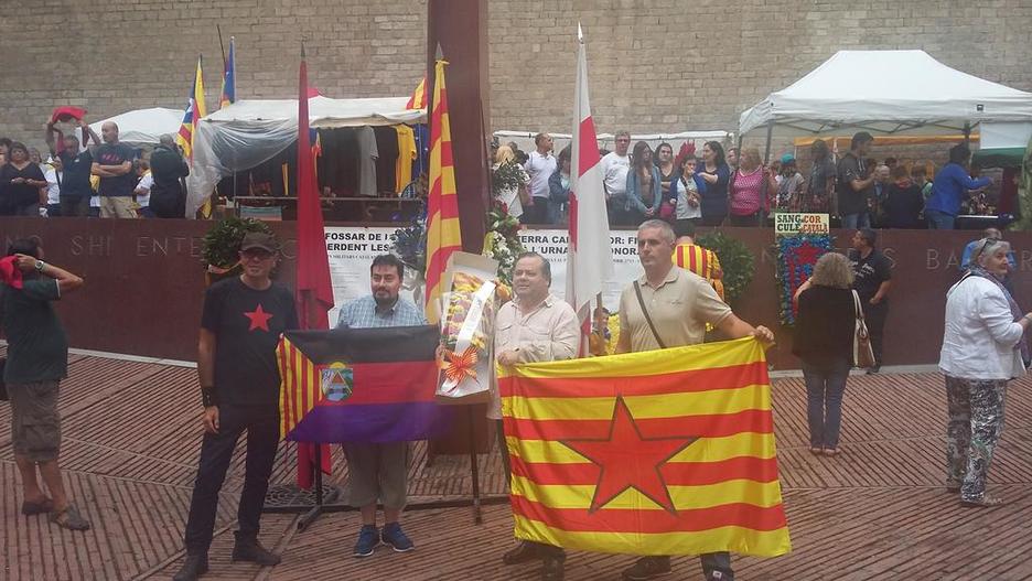 Solidarida desde Aragón en la Diada. (@MartxeloDiaz)