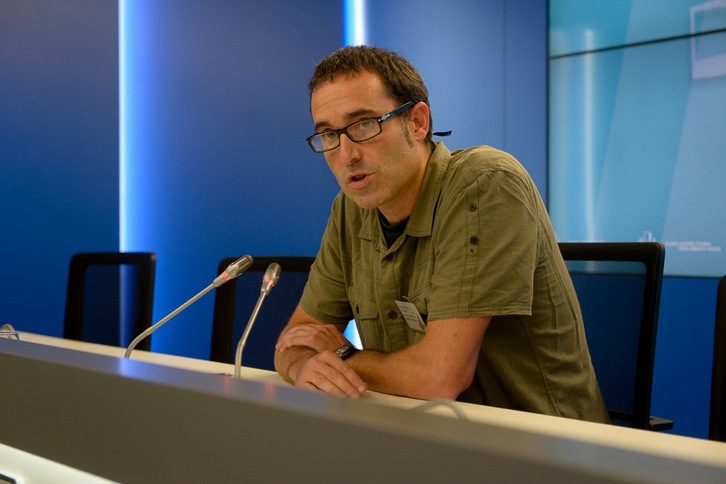 Julen Arzuaga, parlamentario de EH Bildu. (Raúl BOGAJO/ARGAZKI PRESS)