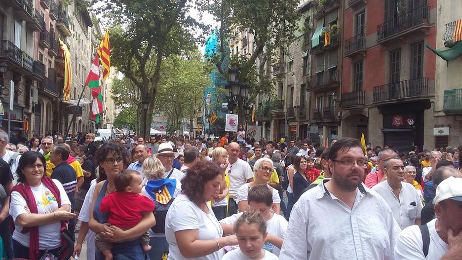 Acto de la CUP en Barcelona. (@MartxeloDiaz) Acto de la CUP en Barcelona. (@MartxeloDiaz)