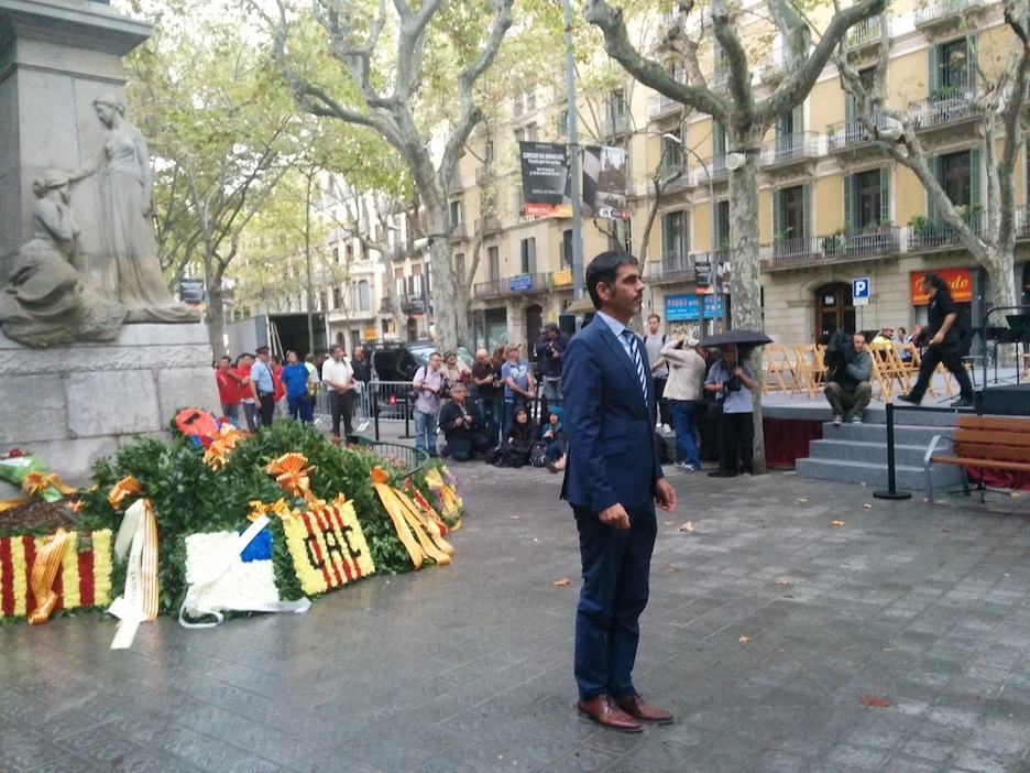 Eneko Goia tampoco ha faltado al homenaje a Casanova. (Donostiako Udala) Eneko Goia tampoco ha faltado al homenaje a Casanova. (Donostiako Udala)