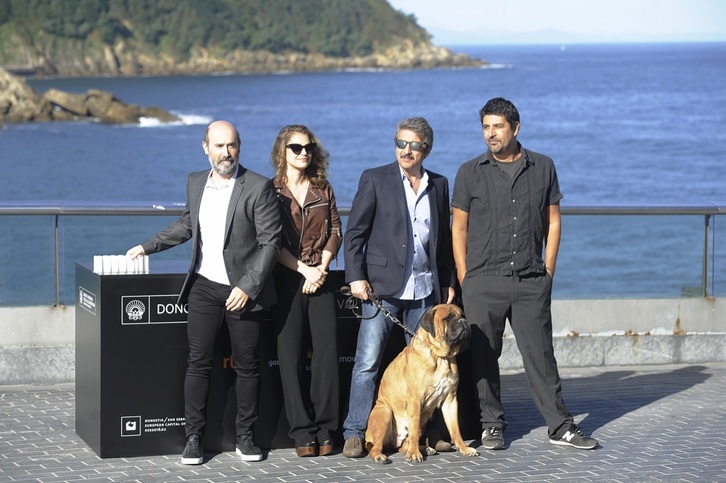 Los actores principales de ‘Truman’. (ARGAZKI PRESS)