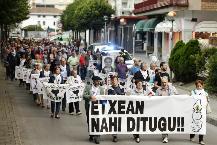 Manifestación en Laudio (ARGAZKI PRESS)