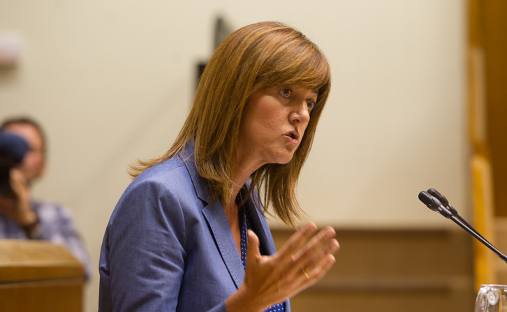 Idoia Mendia. (Raul BOGAJO / ARGAZKI PRESS)