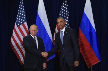 Obama y Putin han celebrado su primer encuentro formal en más de dos años. (Mandel NGAN/AFP PHOTO) 