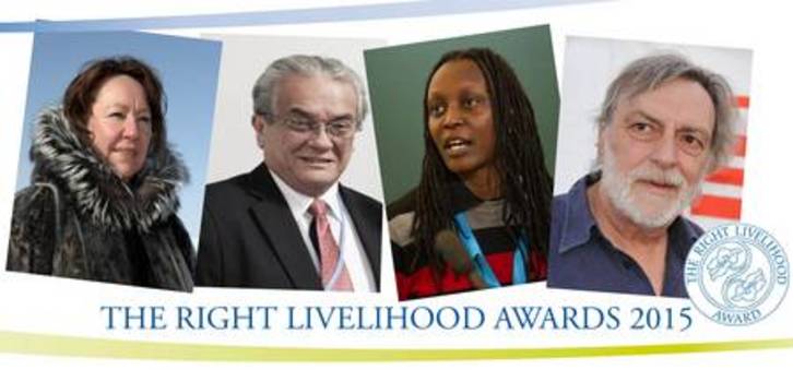 Los premiados en los RIght Livelihood Award. (rightlivelihood.org)