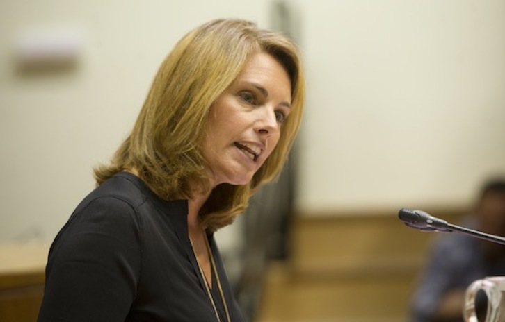 La presidenta del PP de la CAV, Arantza Quiroga. (Raul BOGAJO/ARGAZKI PRESS)