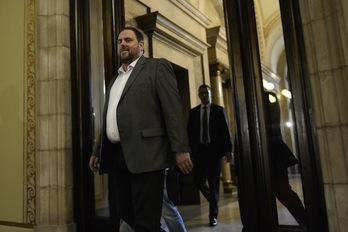 Oriol Junqueras, presidente de ERC. (Josep LAGO/AFP PHOTO)