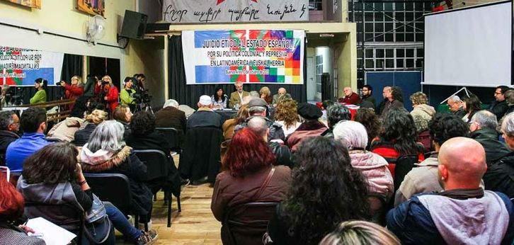 Juicio popular al Estado español en Buenos Aires (Fotos: Facundo Andicoechea | Askapena)