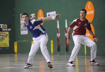 Altuna garaile izan da Lekunberrin Aritz Lasaren aurrean. (Jon URBE / ARGAZKI PRESS)