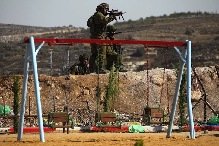 Soldados israelíes en Jerusalen. (Abbas MOMANI / AFP)