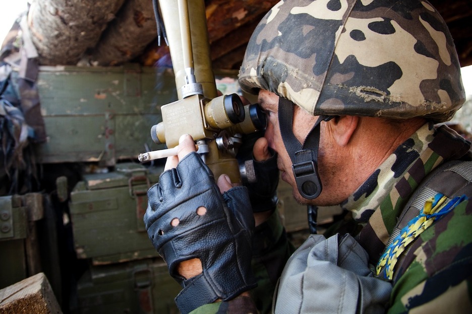 La vigilancia de los movimientos del enemigo es contínua. (Juan TEIXEIRA)