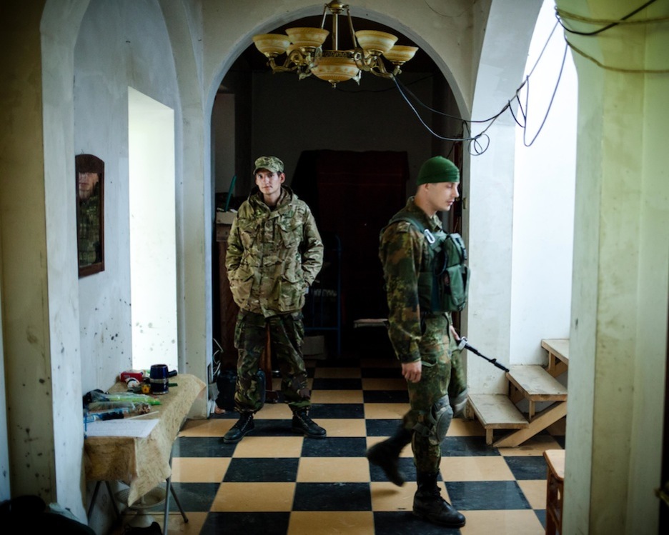 La vivienda es ahora el hogar de un batallón completo. (Juan TEIXEIRA)