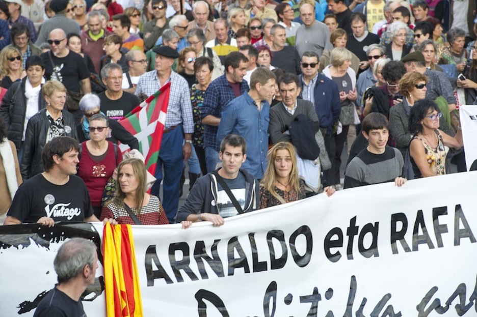 Manifestazioaren hasiera. (Juan Carlos RUIZ/ARGAZKI PRESS) Manifestazioaren hasiera. (Juan Carlos RUIZ/ARGAZKI PRESS)