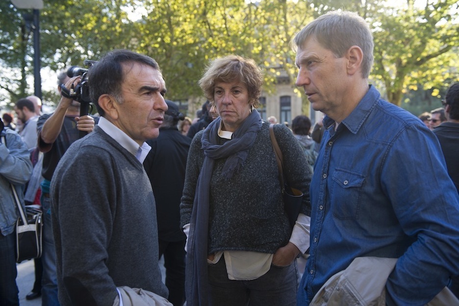 Iñigo Iruin, Marisa Alejandro eta Rufi Etxeberria. (Juan Carlos RUIZ/ARGAZKI PRESS) Iñigo Iruin, Marisa Alejandro eta Rufi Etxeberria. (Juan Carlos RUIZ/ARGAZKI PRESS)
