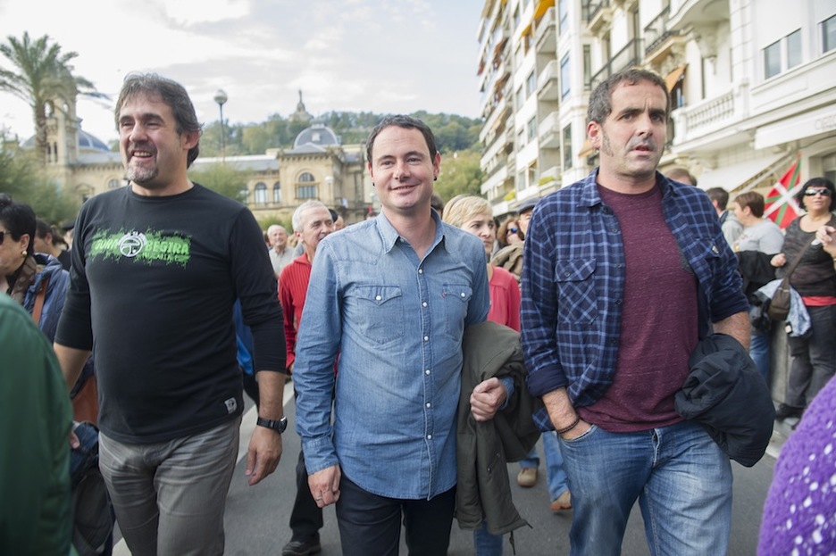 Pello Urizar eta Hasier Arraiz. (Juan Carlos RUIZ/ARGAZKI PRESS) Pello Urizar eta Hasier Arraiz. (Juan Carlos RUIZ/ARGAZKI PRESS)