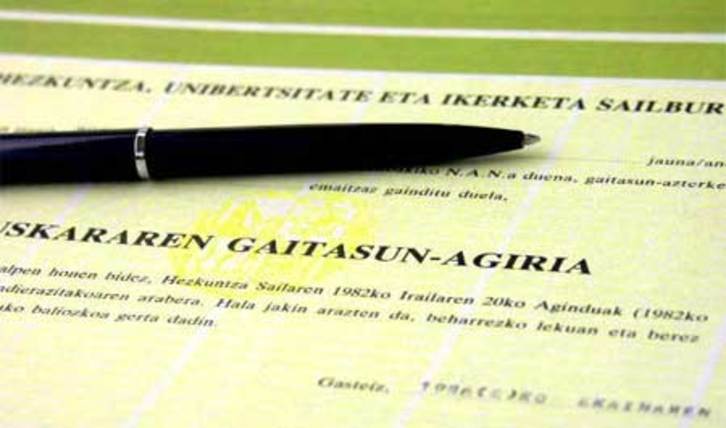 EGA azterketa berrikusteko eskatu du Gasteizko Legebiltzarrak.