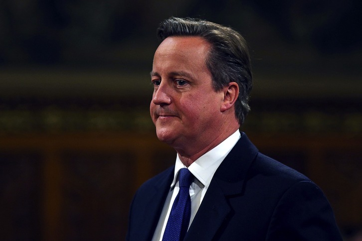 David Cameron propuso los «votos ingleses para leyes inglesas». (Dan KITWOOD / AFP)
