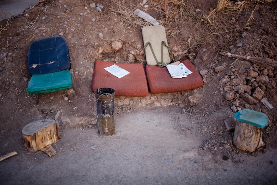 Puesto de control del ejército rebelde. (Juan TEIXEIRA)