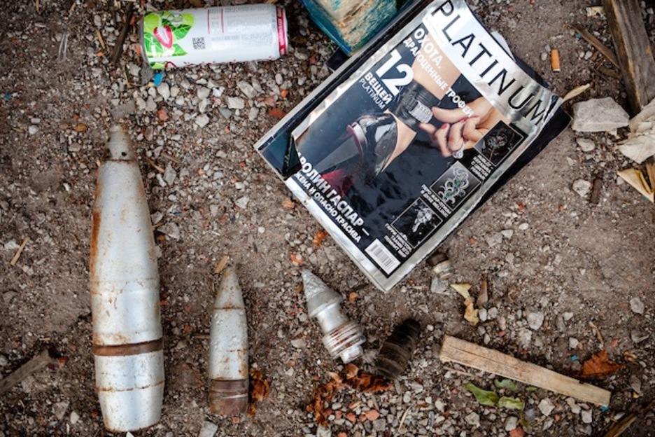 Es fácil encontrar artefactos explosivos sin detonar en las inmediaciones del aeropuerto. (Juan TEIXEIRA)