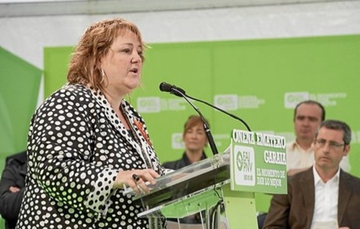 Aintzane Oiarbide (PNV) es la diputada foral de Infraestructuras Viarias y directora de Bidegi. (ARGAZKI PRESS)