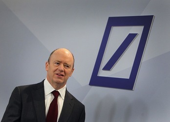 John Cryan, copresidente de Deutsche Bank. (Daniel ROLAND/AFP PHOTO)