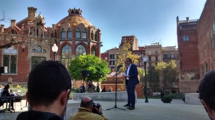 Josep Rull, el coordinador general de CDC. (@zalduariz)