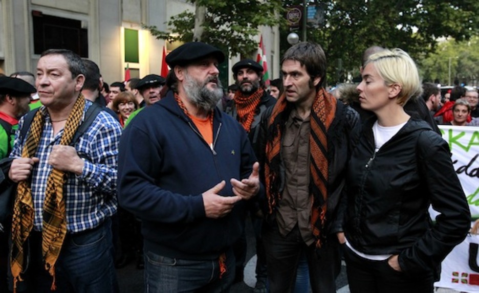 Gabi Basañez, también encausado en el juicio contra Askapena. (J. DANAE/ARGAZKI PRESS) . 