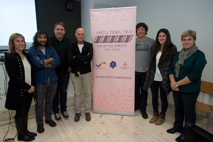 Lodosa eta Vianako ikastolek antolatuko dute 2016ko Nafarroa Oinez. (Iñigo URIZ / ARGAZKI PRESS)