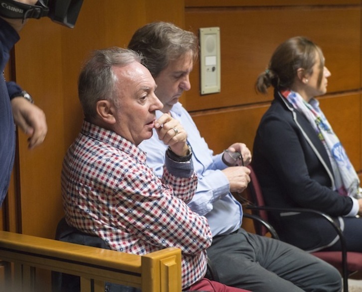 Josu Zabalondo, expresidente de Urdaibai, durante el juicio. (Marisol RAMÍREZ / ARGAZKI PRESS)