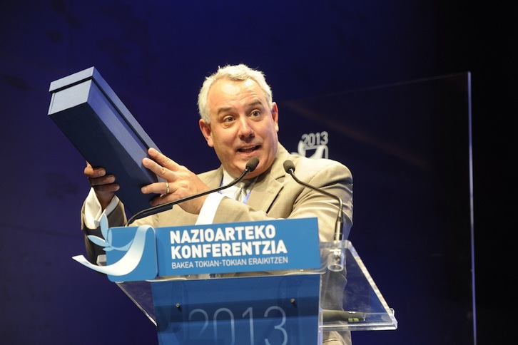 Dave Bieter Donostiako Alkateen Konferentzian. (Jon URBE/ARGAZKI PRESS)